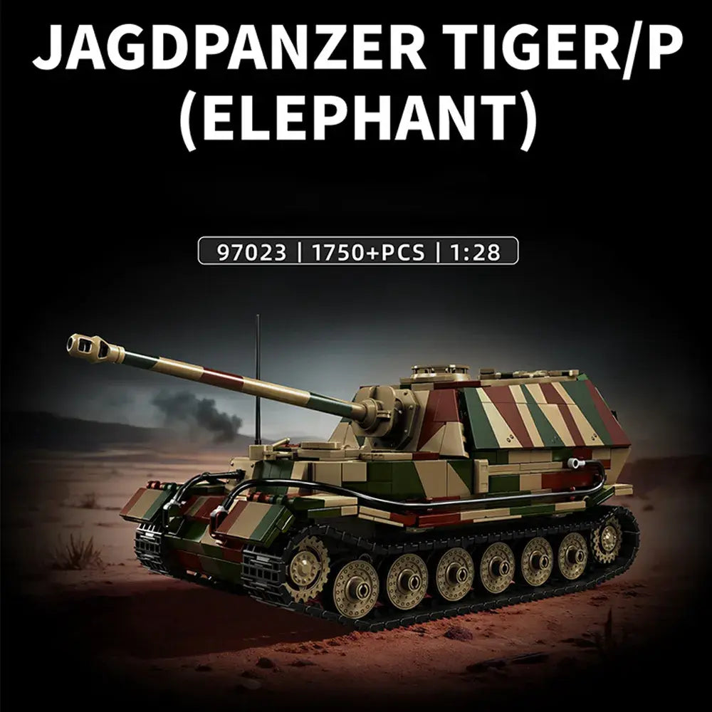 Jagdpanzer Tiger (Elephant) Tank | 1750pcs