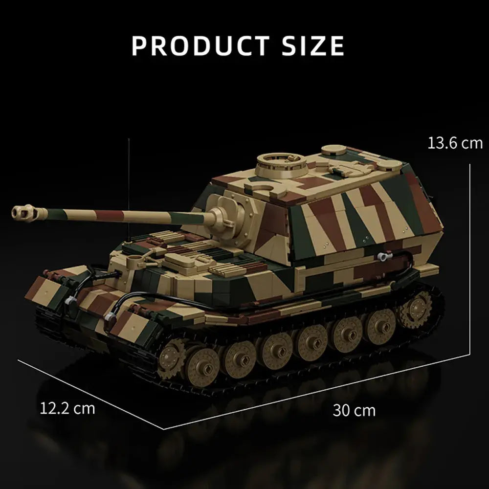 Jagdpanzer Tiger (Elephant) Tank | 1750pcs