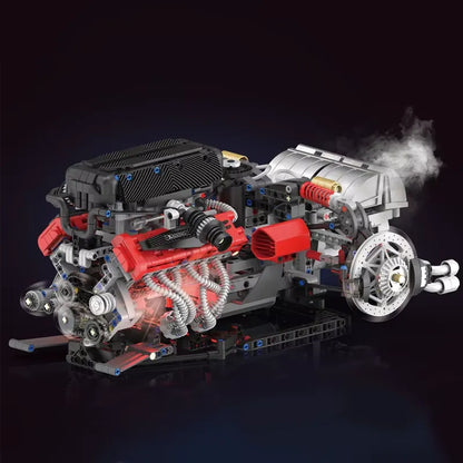 Motorized Italian V12 Powertrain | 1610pcs