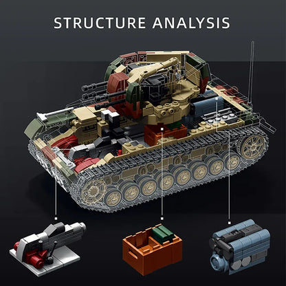Wirbelwind Flakpanzer IV Tank | 1474pcs