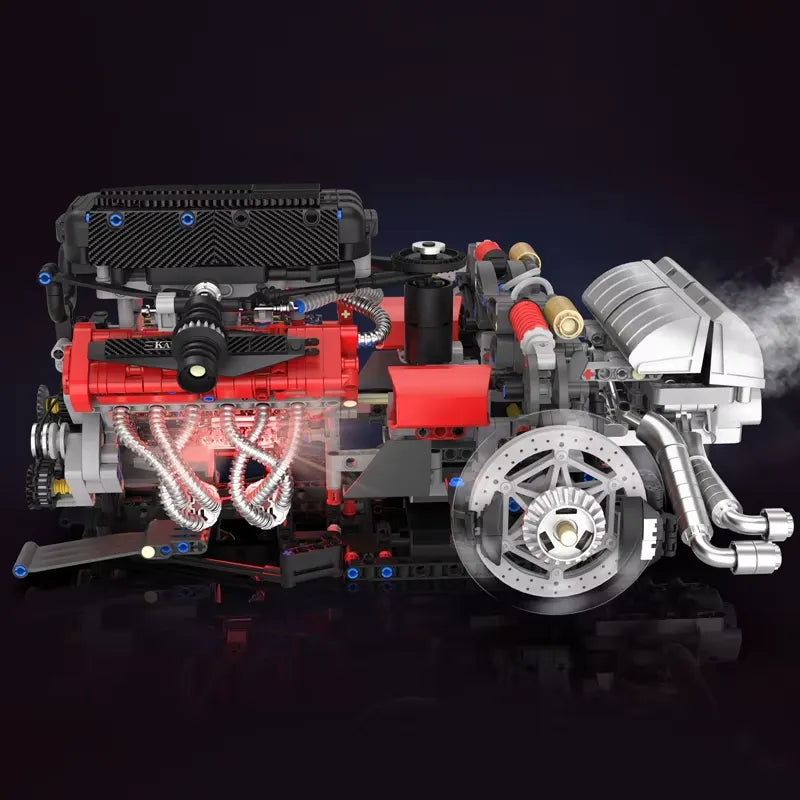 Motorized Italian V12 Powertrain | 1610pcs