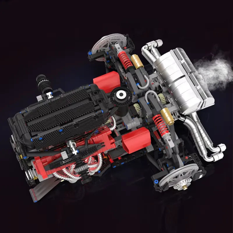 Motorized Italian V12 Powertrain | 1610pcs