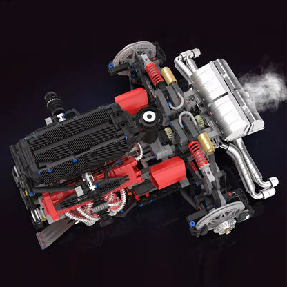 Motorized Italian V12 Powertrain | 1610pcs