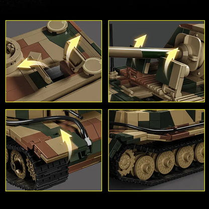 Jagdpanzer Tiger (Elephant) Tank | 1750pcs