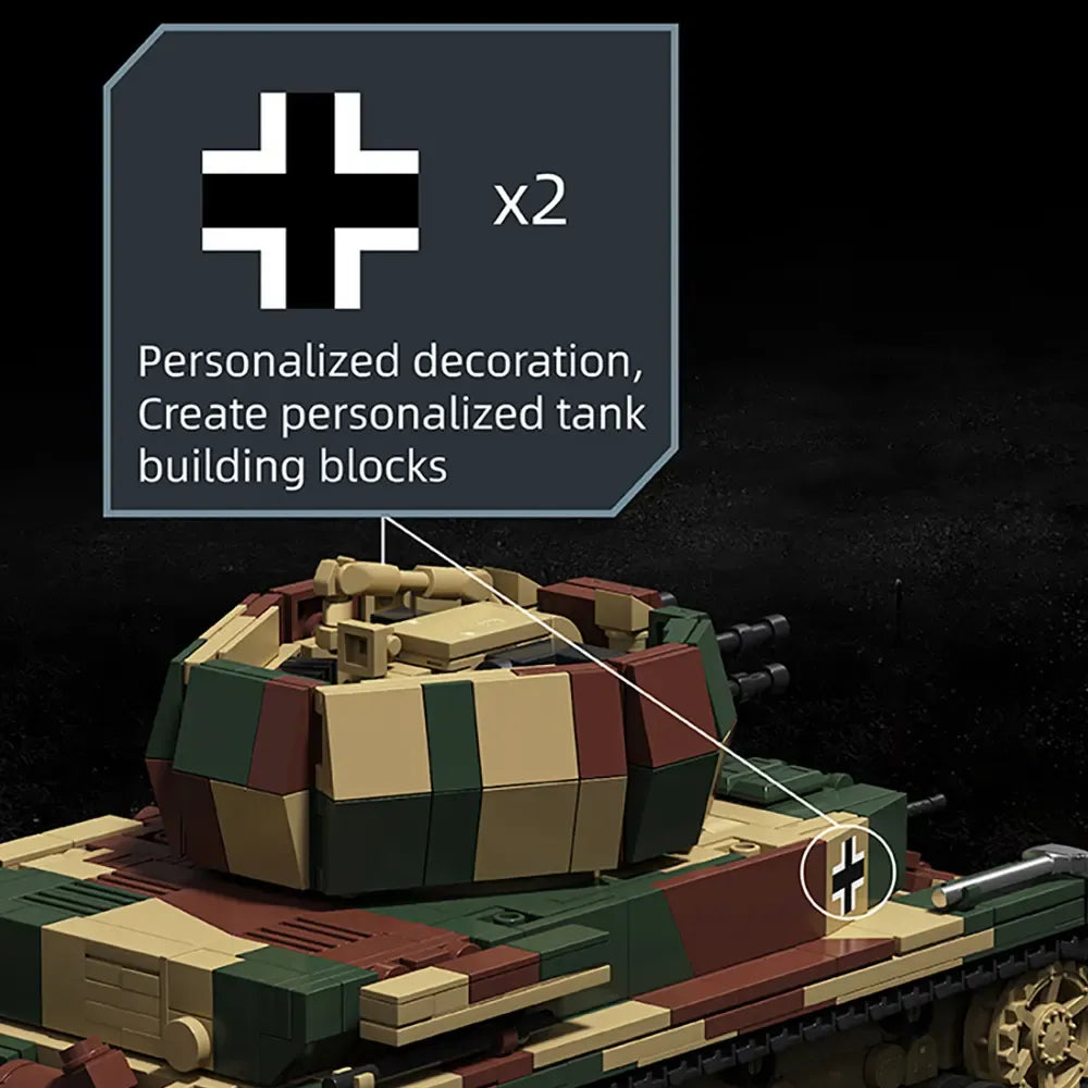 Wirbelwind Flakpanzer IV Tank | 1474pcs