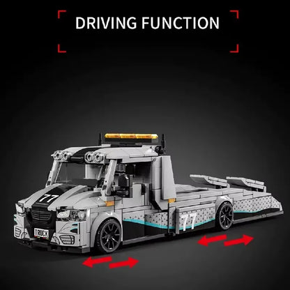 Tow Truck With Trailer | 627pcs
