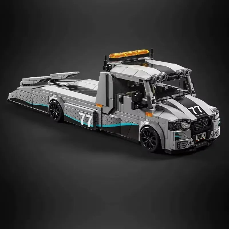 Tow Truck With Trailer | 627pcs
