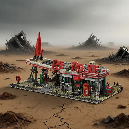 Red Rocket Abandoned Gas Station Fallout | 2221pcs
