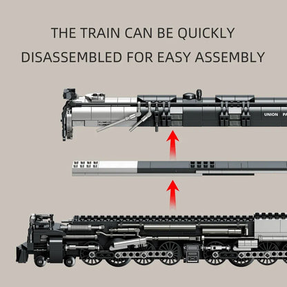 Union Pacific Big Boi Steam Train | 1277pcs