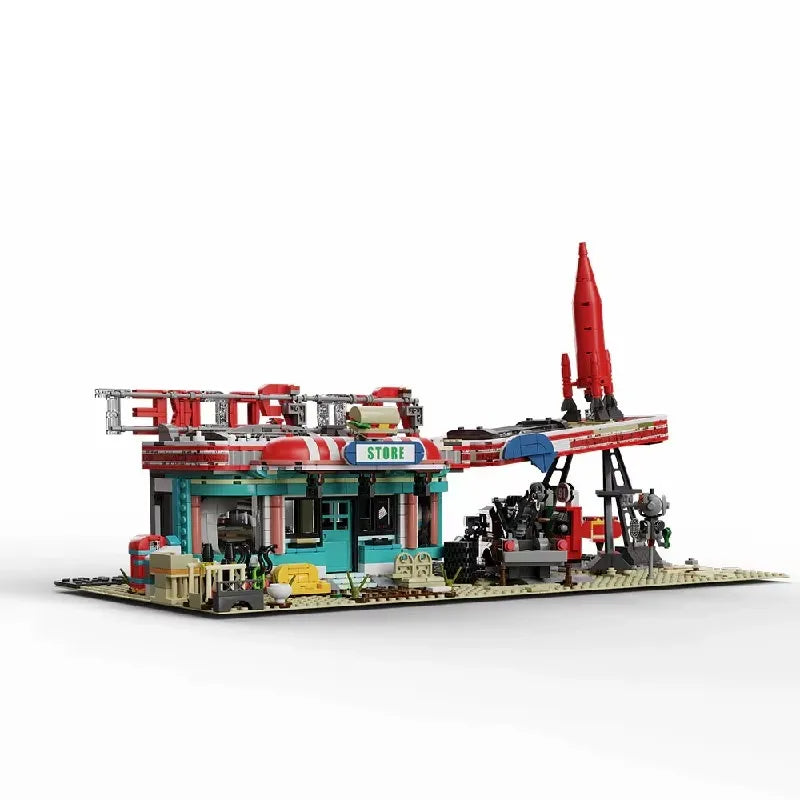 Red Rocket Abandoned Gas Station Fallout | 2221pcs