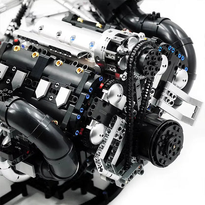 Functional 5L V8 Engine & Powertrain | 3193pcs