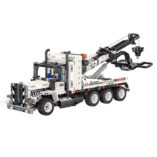 Technical Semi Trailer Tow Truck Building Blocks Set – 1,288 pieces – detailed truck vehicle model