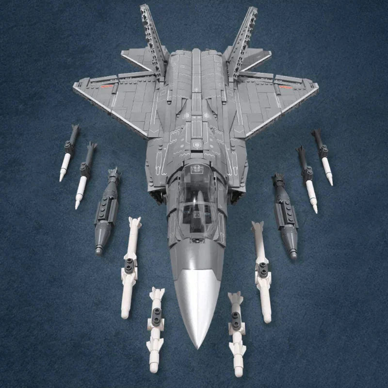 J-35 Stealth Fighter | 2635pcs