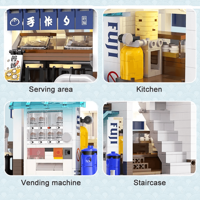 Japanese Steamed Bun House | 1107pcs