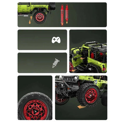 Green Off-Road Trail 4x4 | 2544pcs
