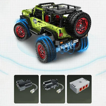 Green Off-Road Trail 4x4 | 2544pcs