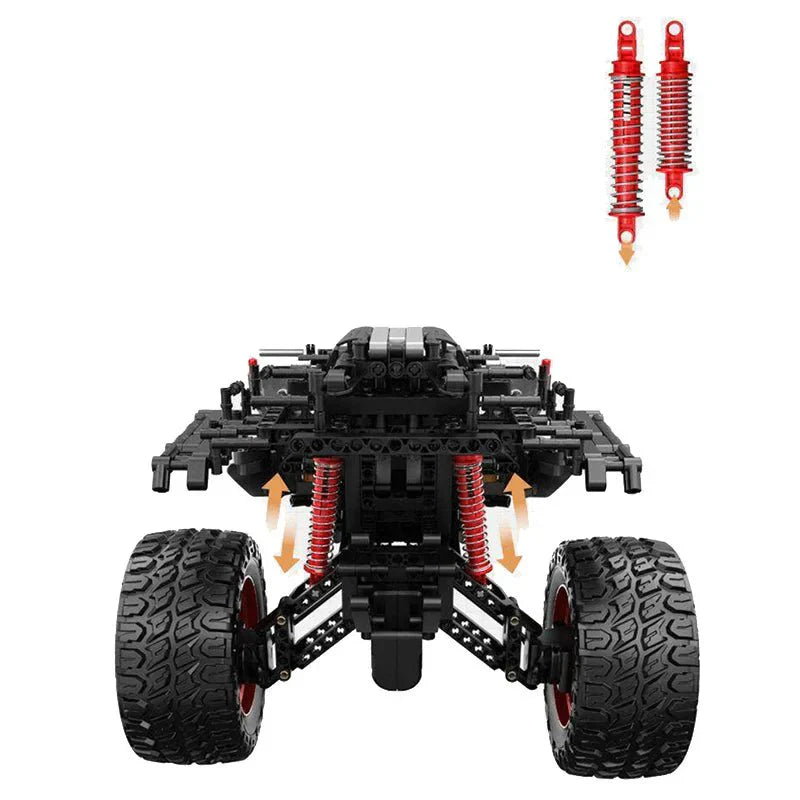 Green Off-Road Trail 4x4 | 2544pcs