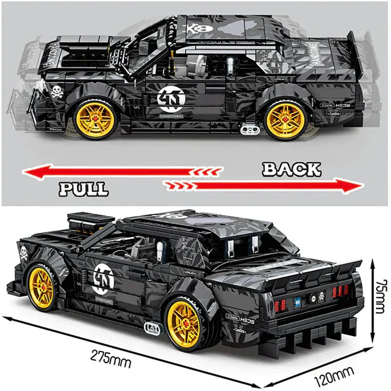 Twin-Turbo Drift Monster | 828pcs
