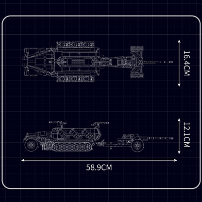 KFZ 251 Half Track | 1297pcs