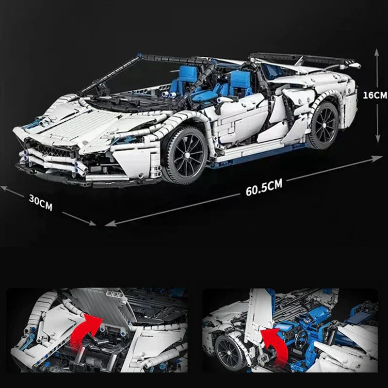 V12 Italian Roadster Supercar | 4037pcs