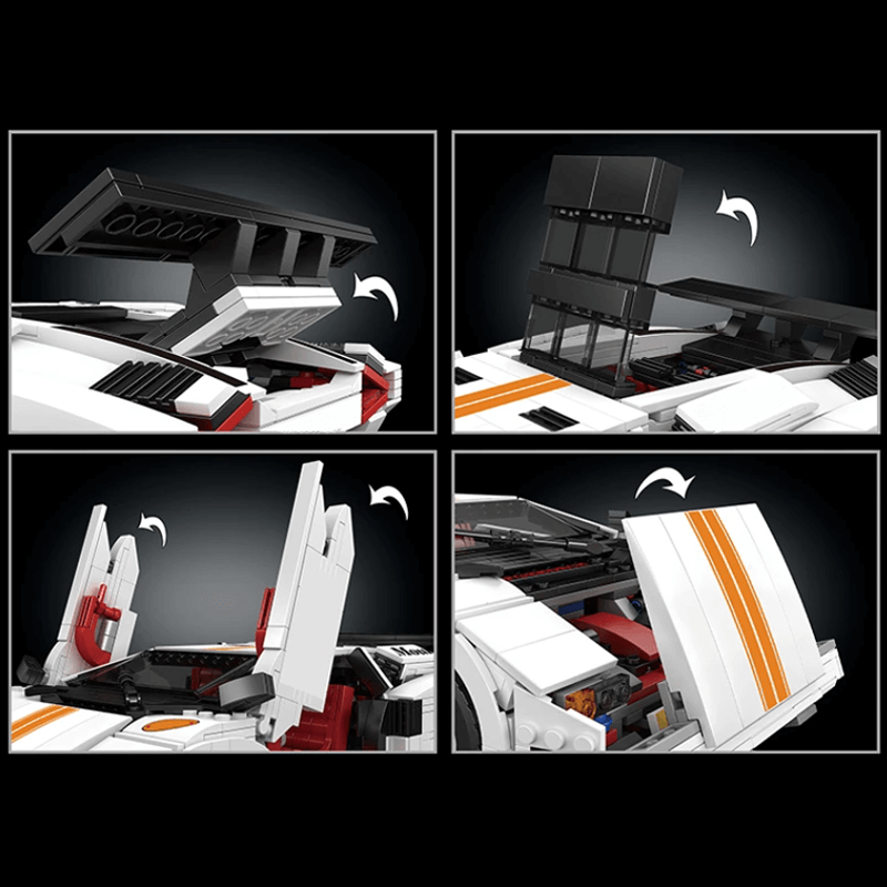 Retro LP400 S Wedge Supercar | 1349pcs