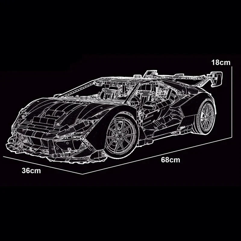 Italian V12 SVJ Hypercar Green | 6628pcs