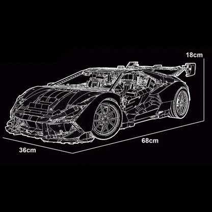Italian V12 SVJ Hypercar Green | 6628pcs