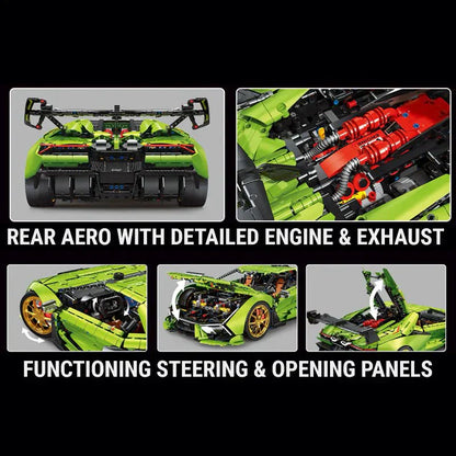 Italian V12 SVJ Hypercar Green | 6628pcs