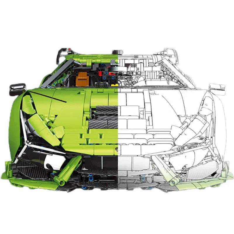 Italian V12 SVJ Hypercar Green | 6628pcs
