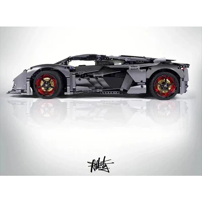 Futuristic Electric Hypercar Concept | 3357pcs