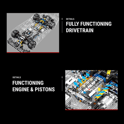 Audi R8 LMP 2000 | 2425pcs