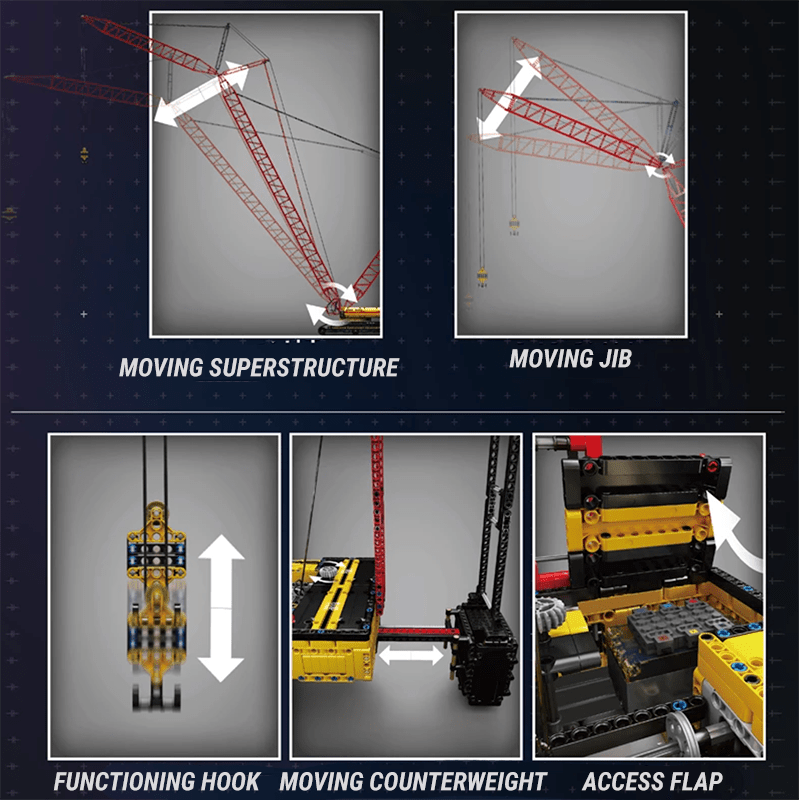 Heavy Lift Crawler Crane | 4318pcs