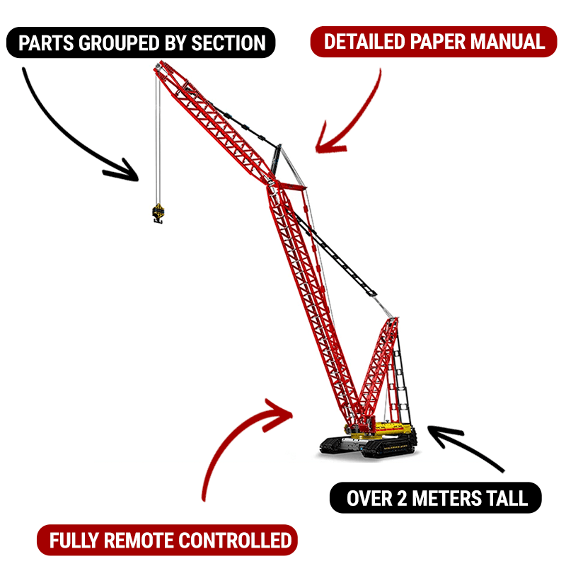Heavy Lift Crawler Crane | 4318pcs