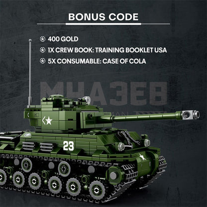 M4A3E8 Tank | 836pcs