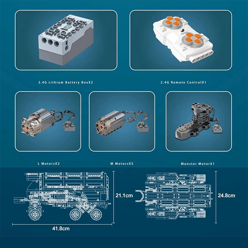 Mars Explorer Rover | 1608pcs