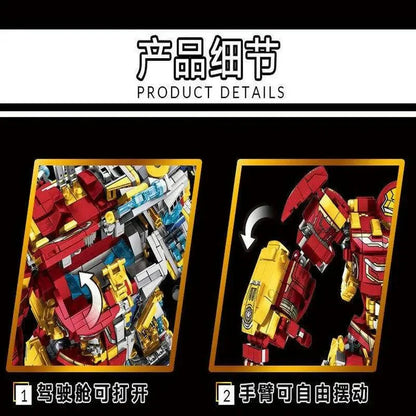 Marvel Super Iron Hero Warrior Robot | 1876pcs