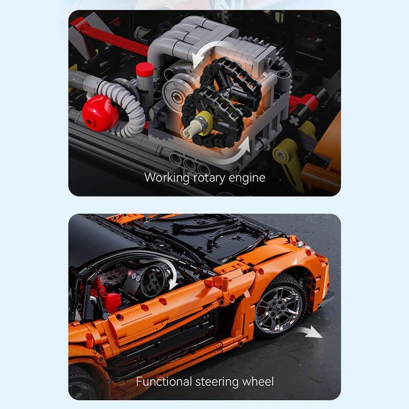 Mazda RX-7 VeilSide Fortune | 3304pcs