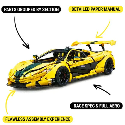 Track-Only Hypercar P1 GTR Yellow | 3315pcs