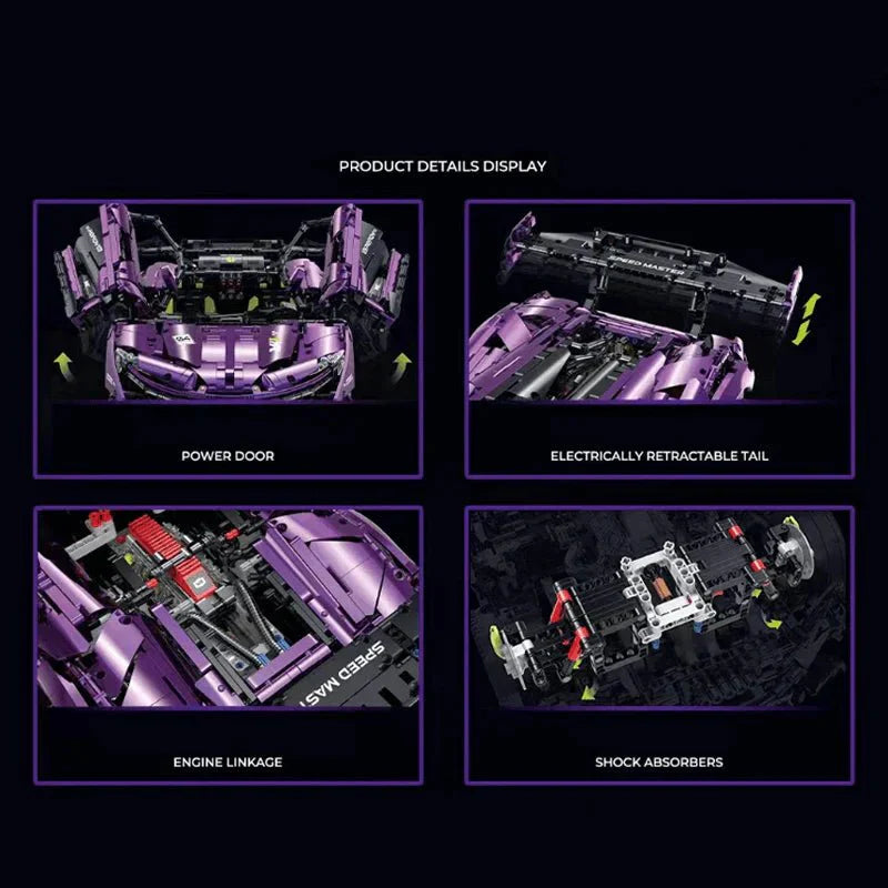 Satin Purple P1 GTR | 3567pcs