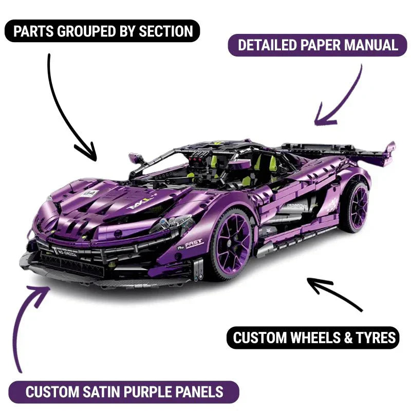 Satin Purple P1 GTR | 3567pcs