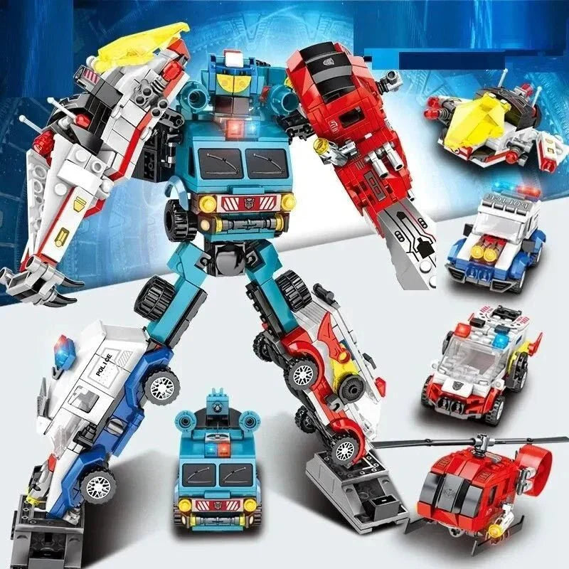 Mecha Car Transformation City Robot Warrior | 732pcs