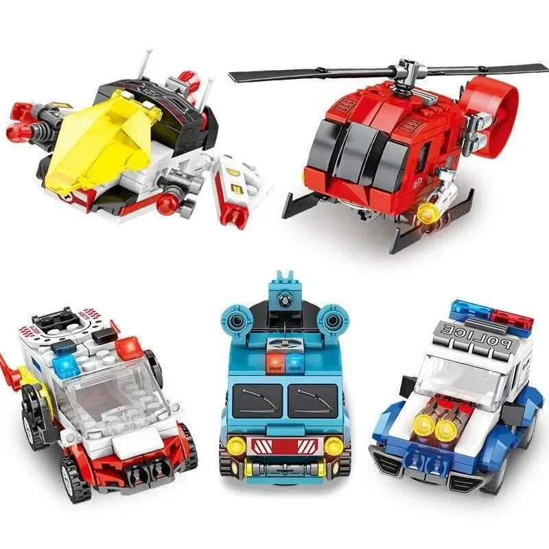 Mecha Car Transformation City Robot Warrior | 732pcs