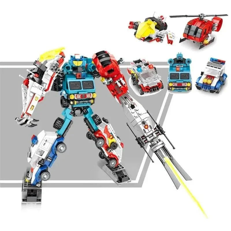 Mecha Car Transformation City Robot Warrior | 732pcs