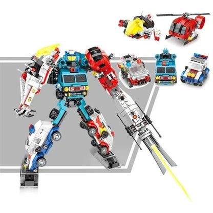 Mecha Car Transformation City Robot Warrior | 732pcs