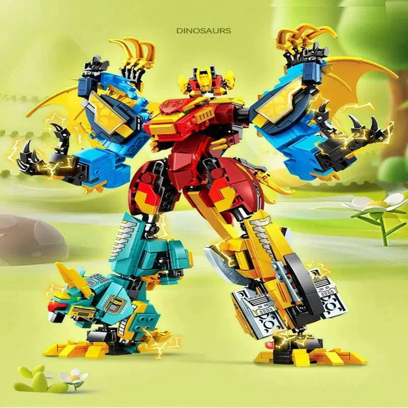 Mecha Deformation Dinosaur Transformation | 850pcs