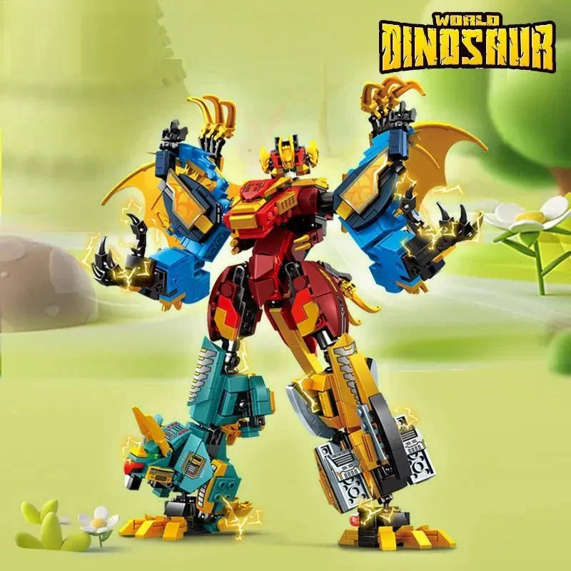 Mecha Deformation Dinosaur Transformation | 850pcs