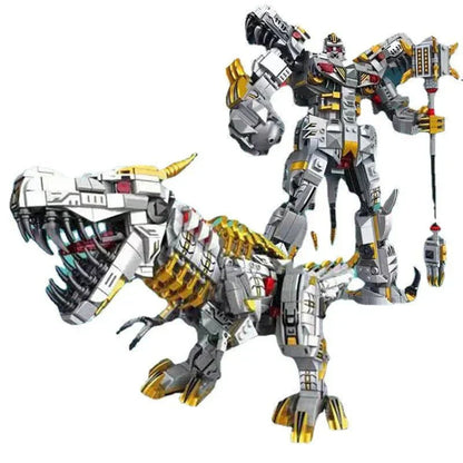 Mecha Iron Grimlock Dinosaur Transformers Bricks Toy | 1376pcs