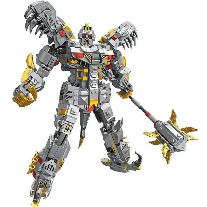 Mecha Iron Grimlock Dinosaur Transformers Bricks Toy | 1376pcs