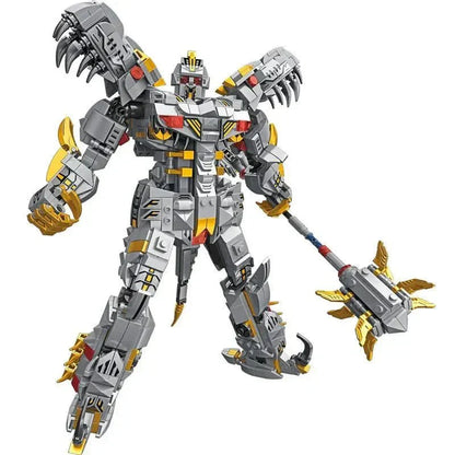Mecha Iron Grimlock Dinosaur Transformers Bricks Toy | 1376pcs