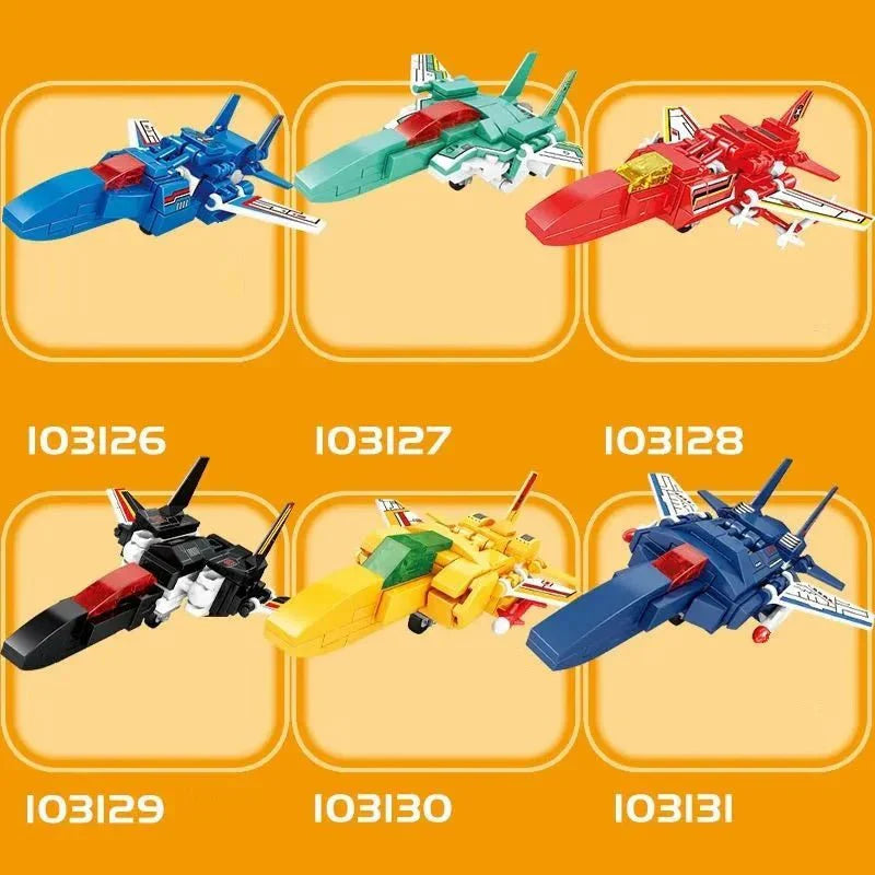 Mecha Transformation Planes Robot Fighter Bricks Toy | 754pcs